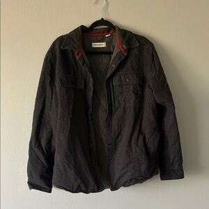 Men's Charcoal Shirt Jacket